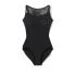 CHACOTT CAMISOLE LEOTARD WITH LACE UPPER