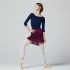 CHACOTT 3/4-SLEEVED LEOTARD