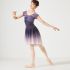 CHACOTT CAP-SLEEVED LEOTARD WITH LACE