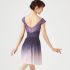 CHACOTT CAP-SLEEVED LEOTARD WITH LACE