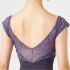 CHACOTT CAP-SLEEVED LEOTARD WITH LACE