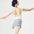 CHACOTT CAP-SLEEVED LEOTARD WITH LACE