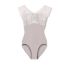 CHACOTT CAP-SLEEVED LEOTARD WITH LACE