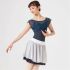 CHACOTT PATTERNEDFLARED SLEEVE LEOTARD