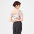 CHACOTT PATTERNEDFLARED SLEEVE LEOTARD