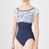 CHACOTT PATTERNEDFLARED SLEEVE LEOTARD