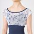 CHACOTT PATTERNEDFLARED SLEEVE LEOTARD