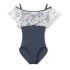 CHACOTT PATTERNEDFLARED SLEEVE LEOTARD