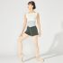 CHACOTT WARM UP SHORTS WITH PINCHED WAISTLINE