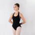 HALTER LEOTARD WITH SCOOP NECK