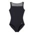 NELA COLLECTION MESH SLEEVELESS LEOTARD