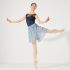 NELA COLLECTION FRENCH-SLEEVED LEOTARD