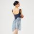 NELA COLLECTION FRENCH-SLEEVED LEOTARD