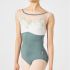 NELA COLLECTION FRENCH-SLEEVED LEOTARD