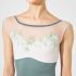 NELA COLLECTION FRENCH-SLEEVED LEOTARD