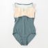 NELA COLLECTION FRENCH-SLEEVED LEOTARD