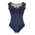 NELA COLLECTION FRENCH-SLEEVED LEOTARD