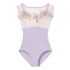 NELA COLLECTION FRENCH-SLEEVED LEOTARD