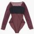 FREED OF LONDON MESH LONG SLEEVED LEOTARD