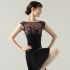 NELA COLLECTION CAP SLEEVED LEOTARD