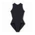 HIGH NECK LEOTARD WITH OPEN BACK