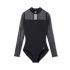 NELACOLLECTION MESH LONG-SLEEVED LEOTARD