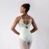 CAMISOLE LEOTARD WITH LACE OVERLAY
