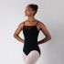 CAMISOLE LEOTARD WITH LACE OVERLAY