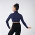 HIGH NECK CROPPED TOP