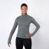 HIGH NECK LONG SLEEVE PULLOVER