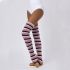 STRIPED LEGWARMER
