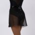 TRIENAWEAR 14 IN CHIFFON WRAP SKIRT