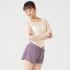 CHACOTT WARM UP SHORTS WITH PINCHED WAISTLINE