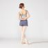 CHACOTT WARM UP SHORTS WITH FLAT WAISTBAND