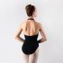 HALTER LEOTARD WITH SCOOP NECK