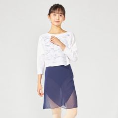 CHACOTT CHIFFON WRAP SKIRT