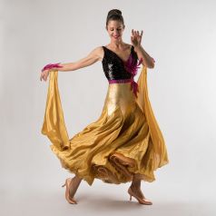 STANDARD VERONIKA BLACK & GOLD