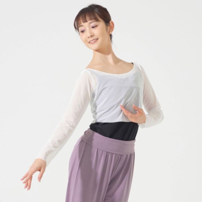 CHACOTT MESH CROPPED TOP