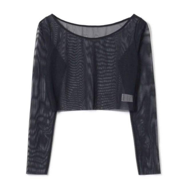 CHACOTT MESH CROPPED TOP