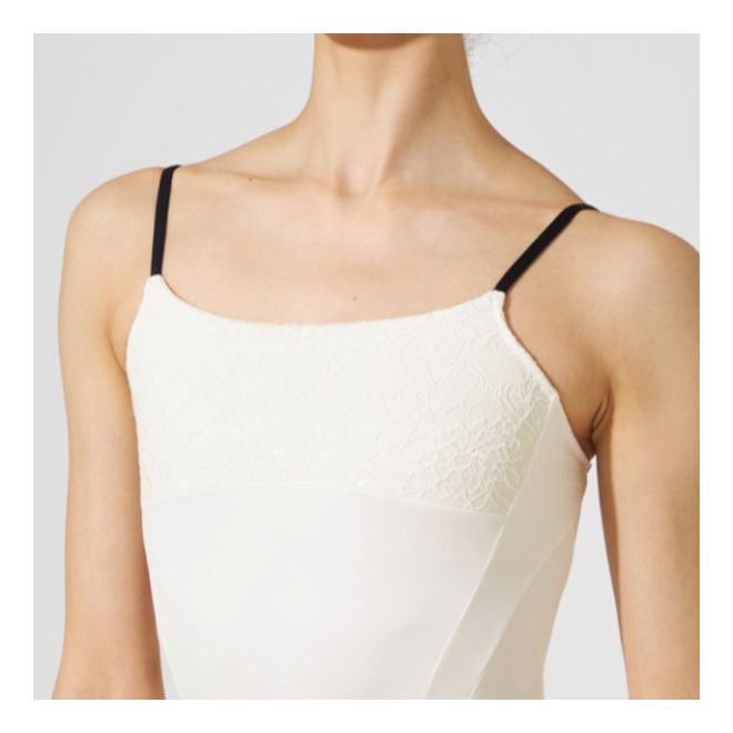 HANNAH O’NEILL CAMISOLE LEOTARD WITH LACE UPPER