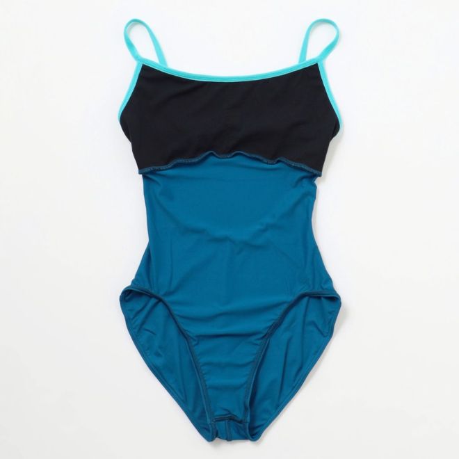 CHACOTT COLOR-BLOCK STYLE CAMISOLE LEOTARD