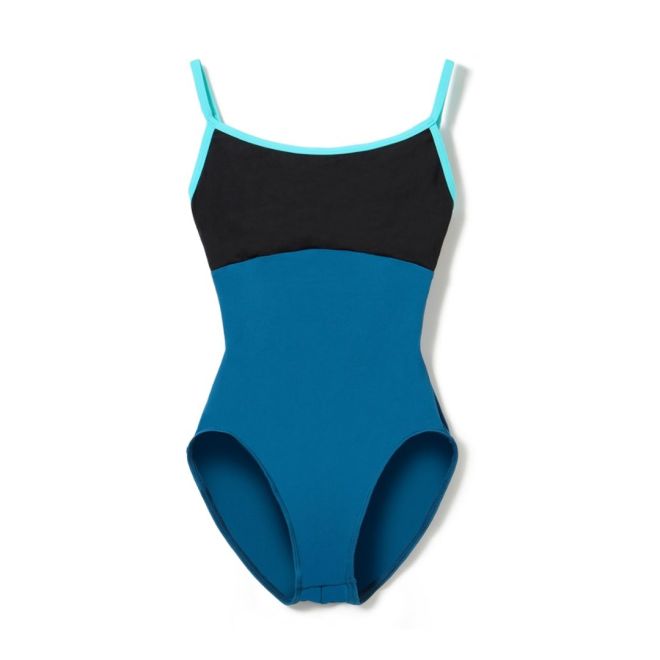 CHACOTT COLOR-BLOCK STYLE CAMISOLE LEOTARD