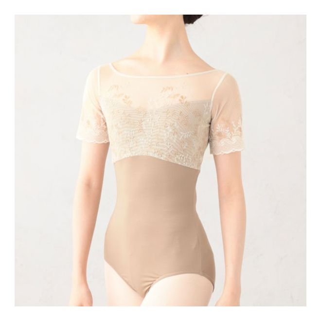 CHACOTT HALF SLEEVED LEOTARD