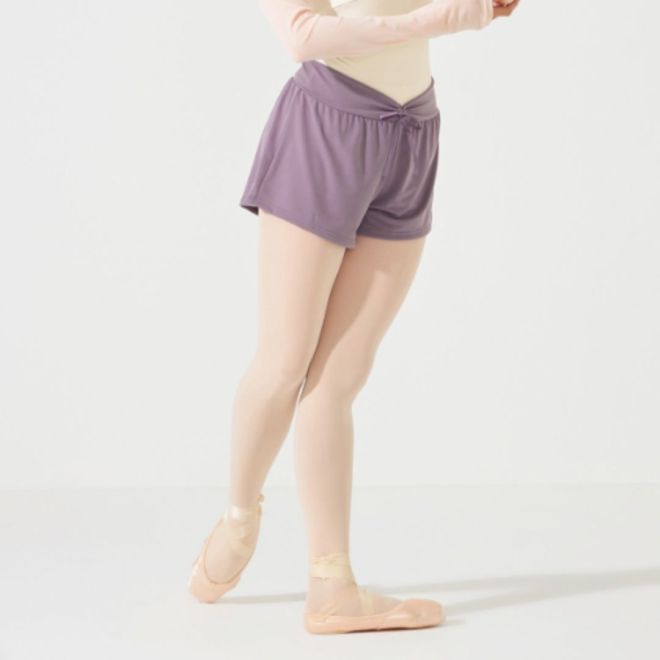CHACOTT WARM UP SHORTS WITH PINCHED WAISTLINE