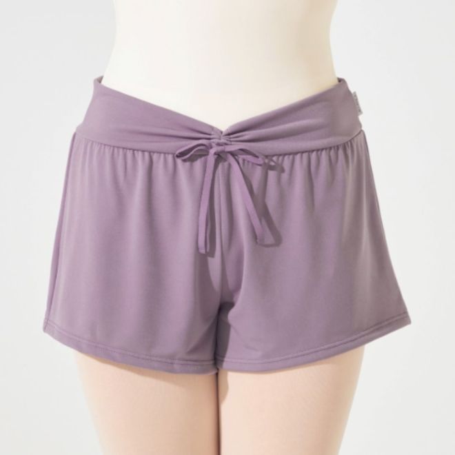 CHACOTT WARM UP SHORTS WITH PINCHED WAISTLINE