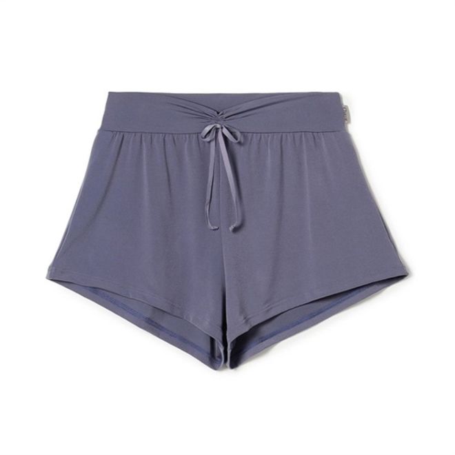 CHACOTT WARM UP SHORTS WITH PINCHED WAISTLINE