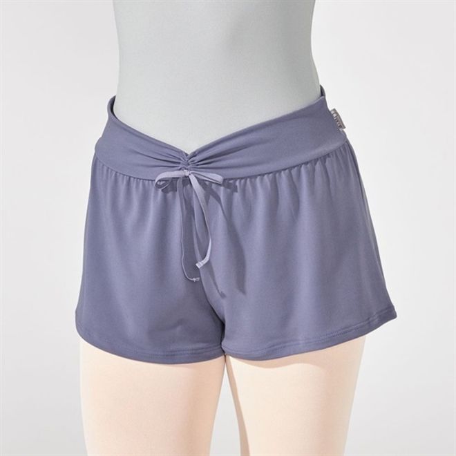 CHACOTT WARM UP SHORTS WITH PINCHED WAISTLINE