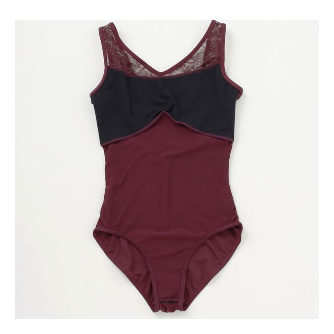 NELA LACE TANK SLEEVED LEOTARD