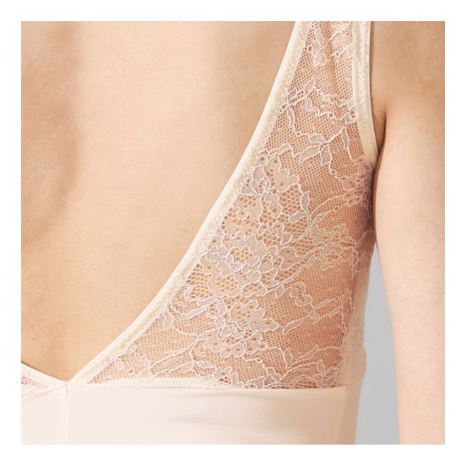 NELA LACE TANK SLEEVED LEOTARD