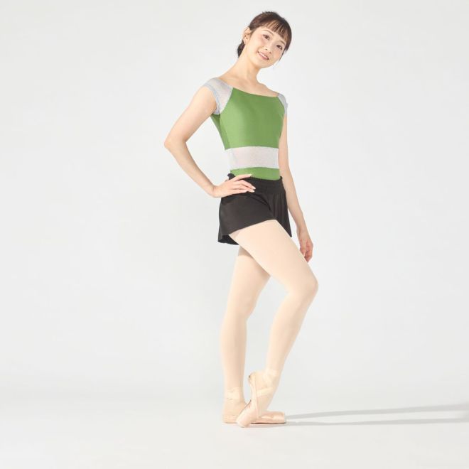 CATHERINE HURLIN FRENCH SLEEVED LEOTARD